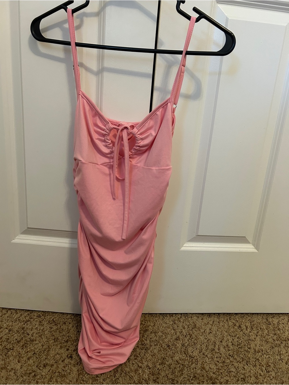 Princess Polly Pink Ruched Mini Dress